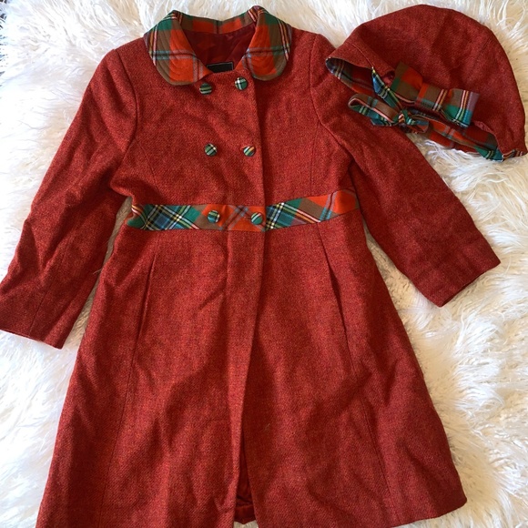 Oscar de la Renta Other - 🔻Oscar De La Renta - Girls Wool Coat W/ Hat